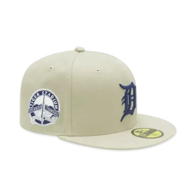 NEW ERA x THE CAP 'ONE STONE' 59Fifty Detroit Tigers "Stone White"