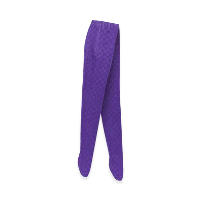 GUCCI Women's Fabric Tights "GG" "Purple"