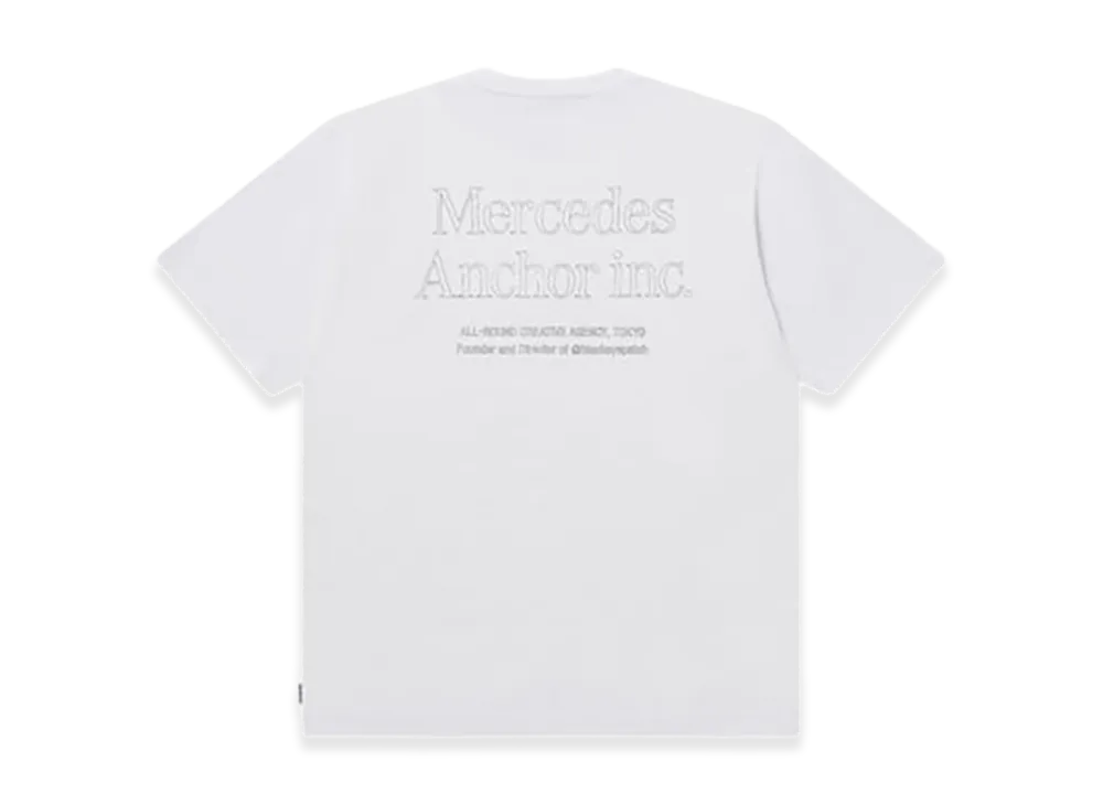 Mercedes Anchor inc. Outline Logo Tee "White"