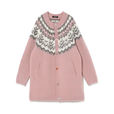 EVANGELION × UNDERCOVER CARDIGAN "Pink Base"