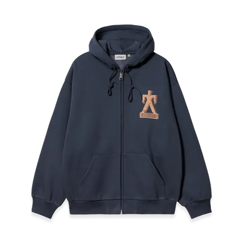 Carhartt WIP Hooded Built Sweat Jacket "Blue"