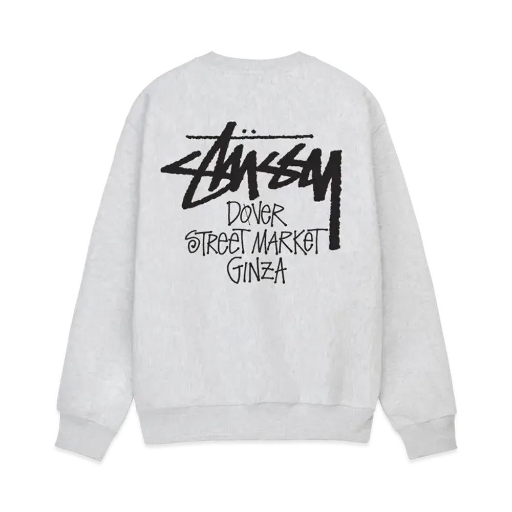 Stussy Stock Dsm Ginza Crew "Ash Heather"