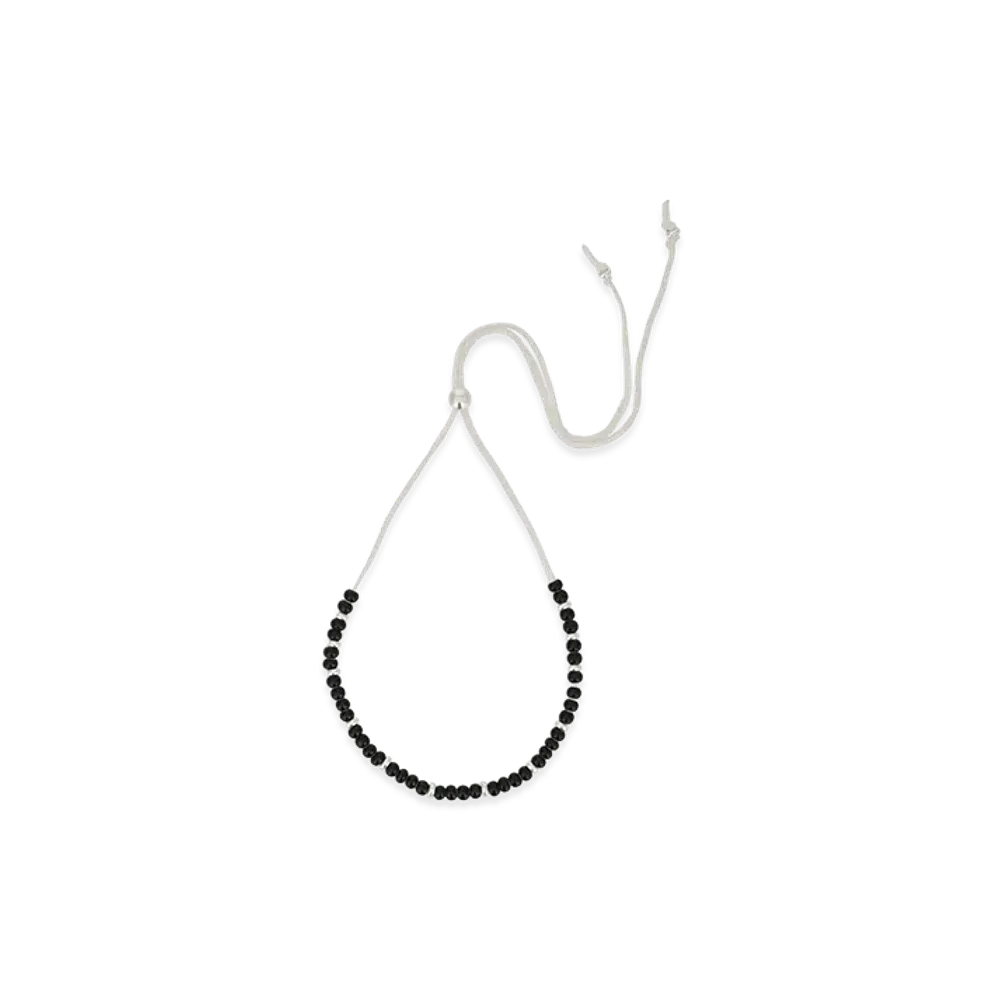 WIND AND SEA IVX Japan WDS White Hearts Deerskin Necklace "Black"