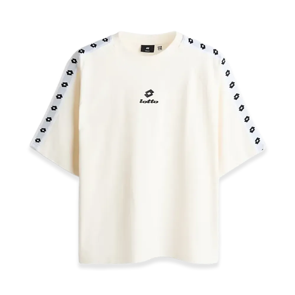 H&M x LOTTO Oversized Fit Cotton T-Shirt "White"