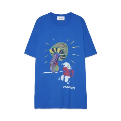 MAYO SMUSHROOM Short Sleeve Tee "FADE BLUE"