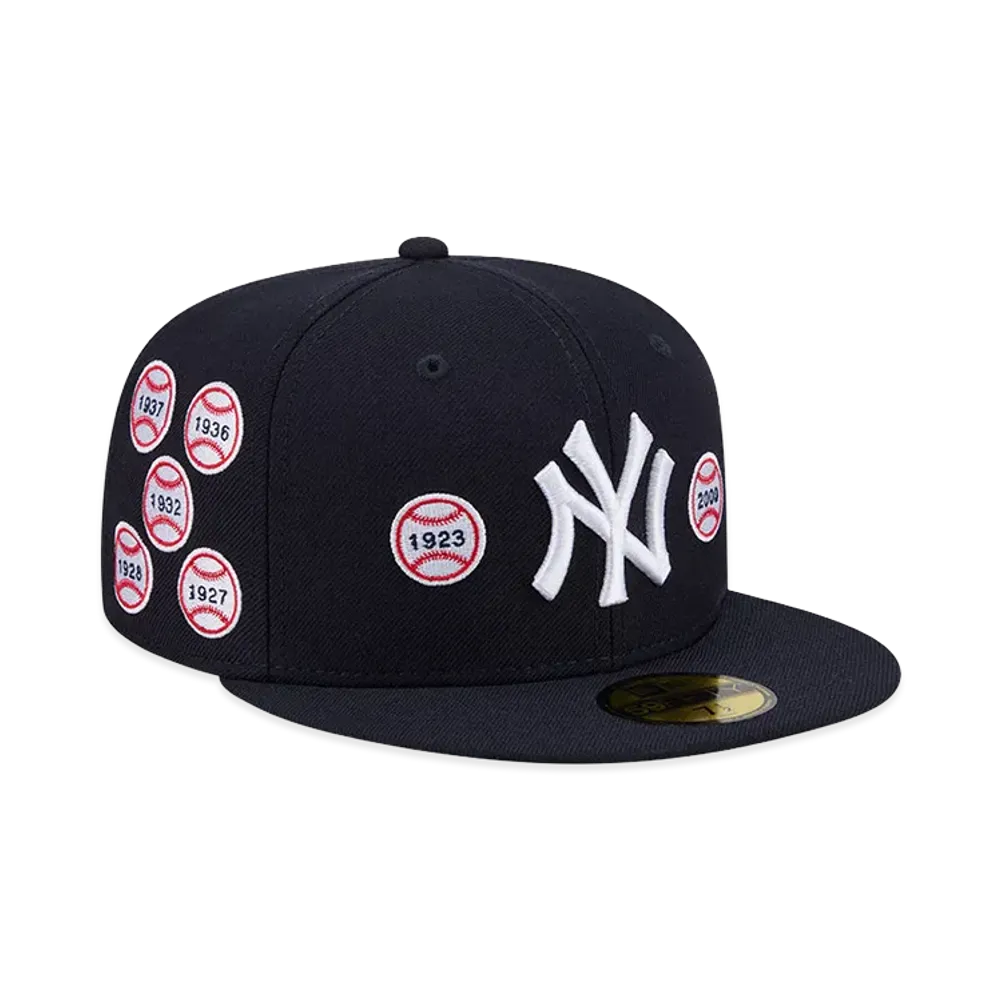 NEW ERA x Spike Lee Joint 59Fifty New York Yankees World Series Championships Pennants "Navy"