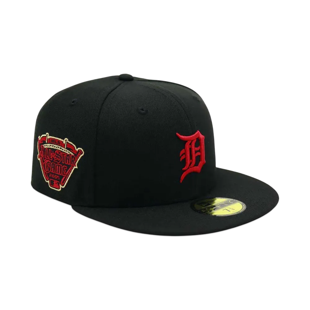 NEW ERA x THE CAP 59Fifty 'RED GAF' Detroit Tigers "Black/Scarlet"