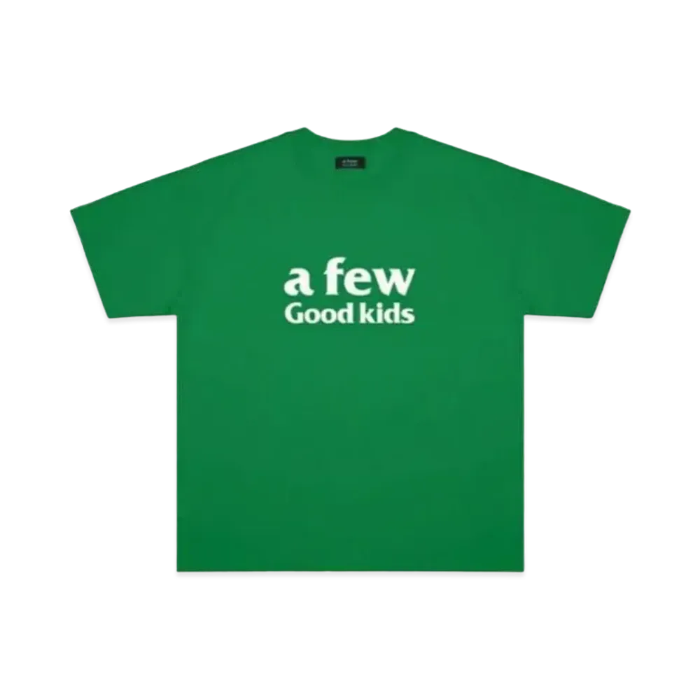 A FEW GOOD KIDS Colorful Logo Tee "Green"