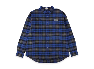 WIND AND SEA Oversized Big Logo L/S Shirt "Blue"