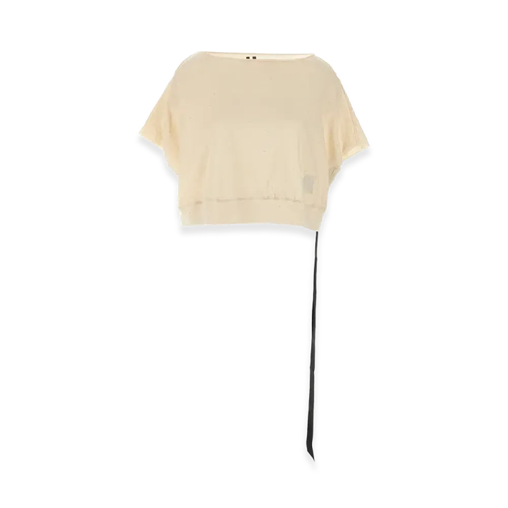Rick Owens DRKSHDW Women's Dagger' Top "Beige"