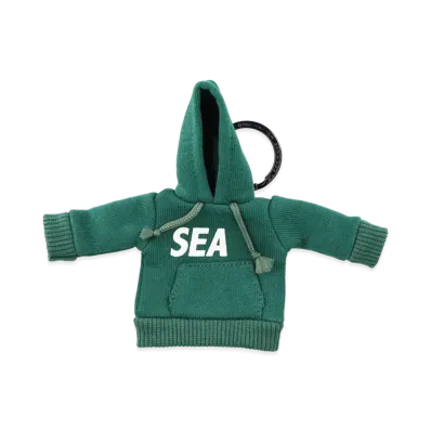 WIND AND SEA Mini Hooded Key Ring "Green"