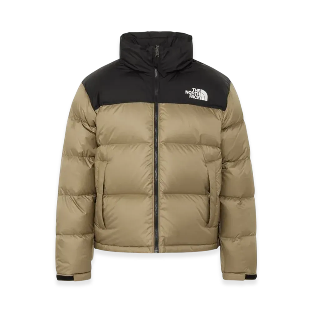 The North Face Short Nuptse Jacket "Black/Classic Khaki"