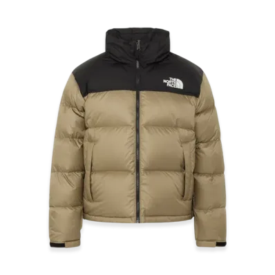 The North Face Short Nuptse Jacket "Black/Classic Khaki"