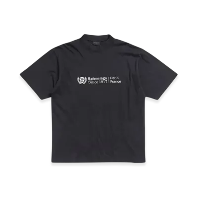 BALENCIAGA Institutional T-Shirt Medium Fit "Black"