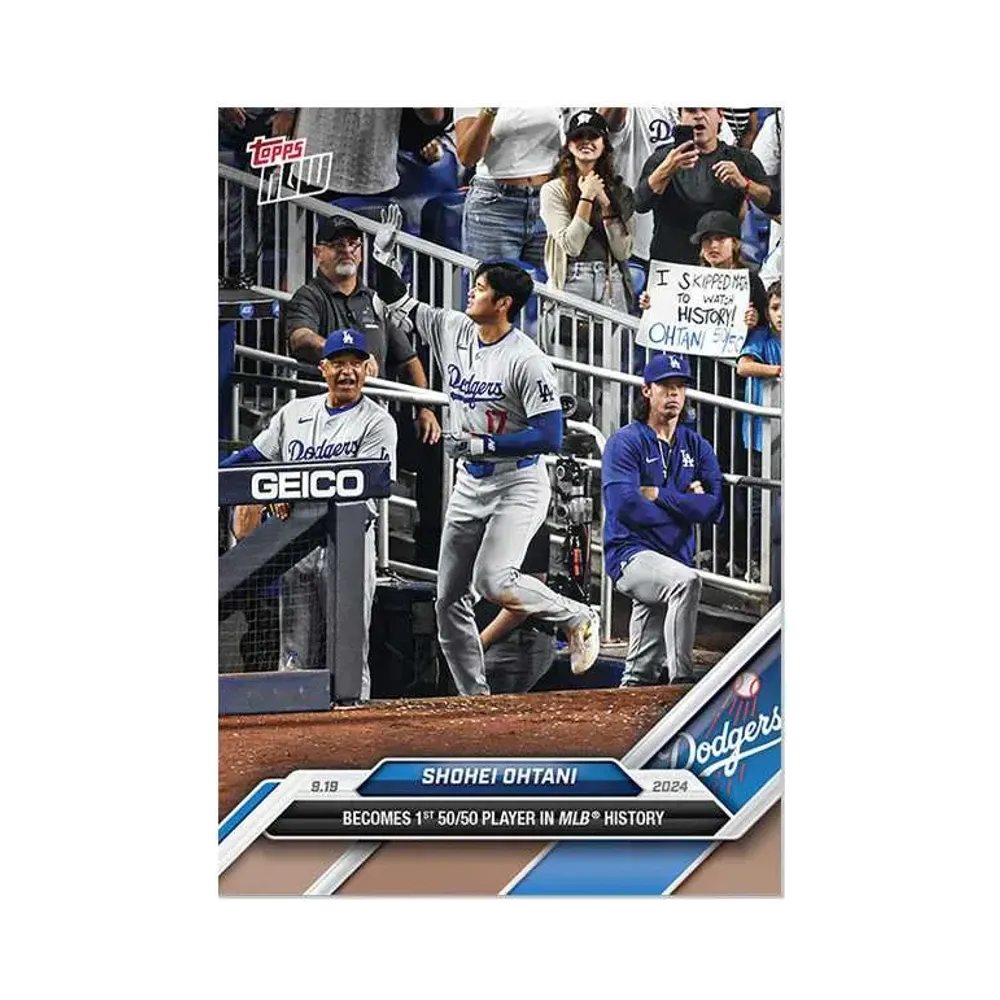 Shohei Ohtani SP [722](2024 MLB Topps NOW Card "50/50 Club 9/19/24")