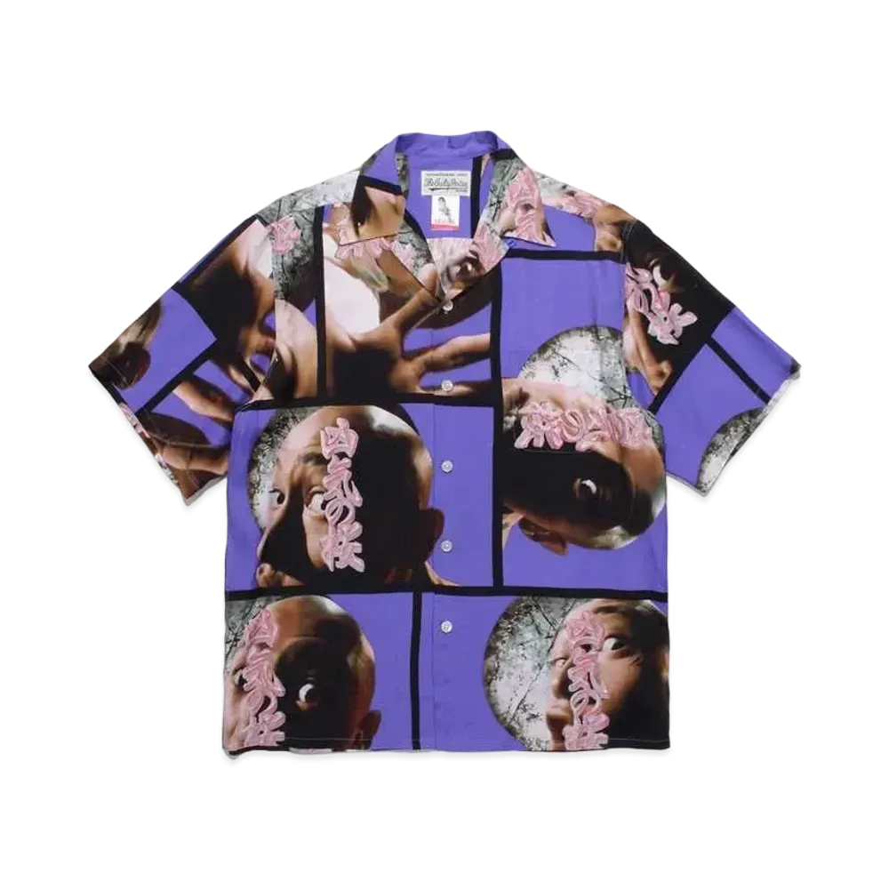 WACKO MARIA KYOKI NO SAKURA / HAWAIIAN SHIRT "Purple"