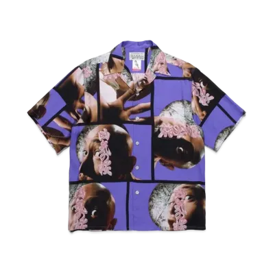 WACKO MARIA KYOKI NO SAKURA / HAWAIIAN SHIRT "Purple"