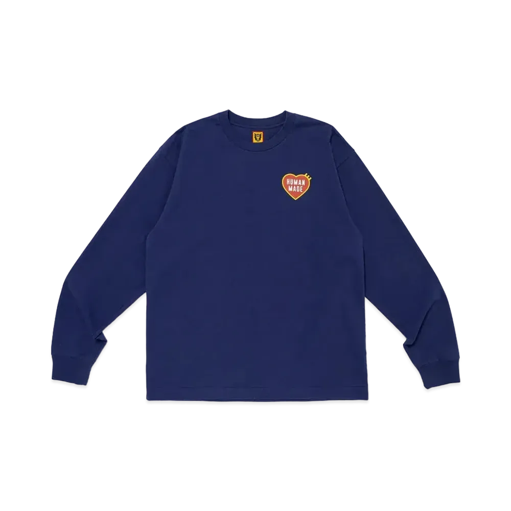 HUMAN MADE Graphic L/S T-Shirt "Navy"