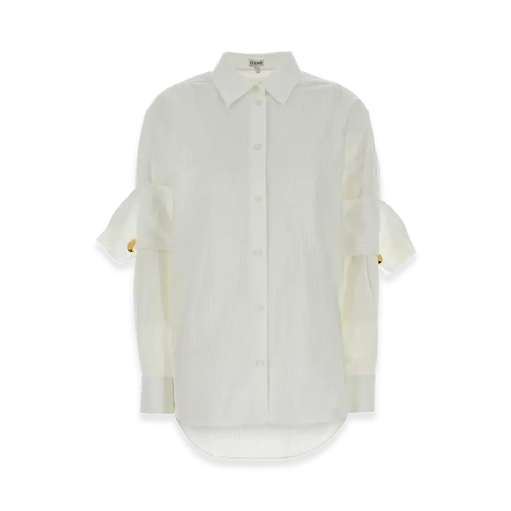 LOEWE Women's Cotton Shirt "White"