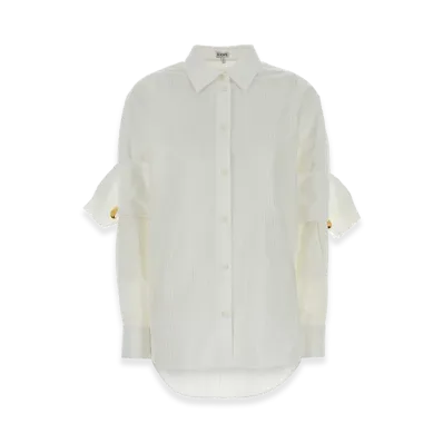 LOEWE Women's Cotton Shirt "White"