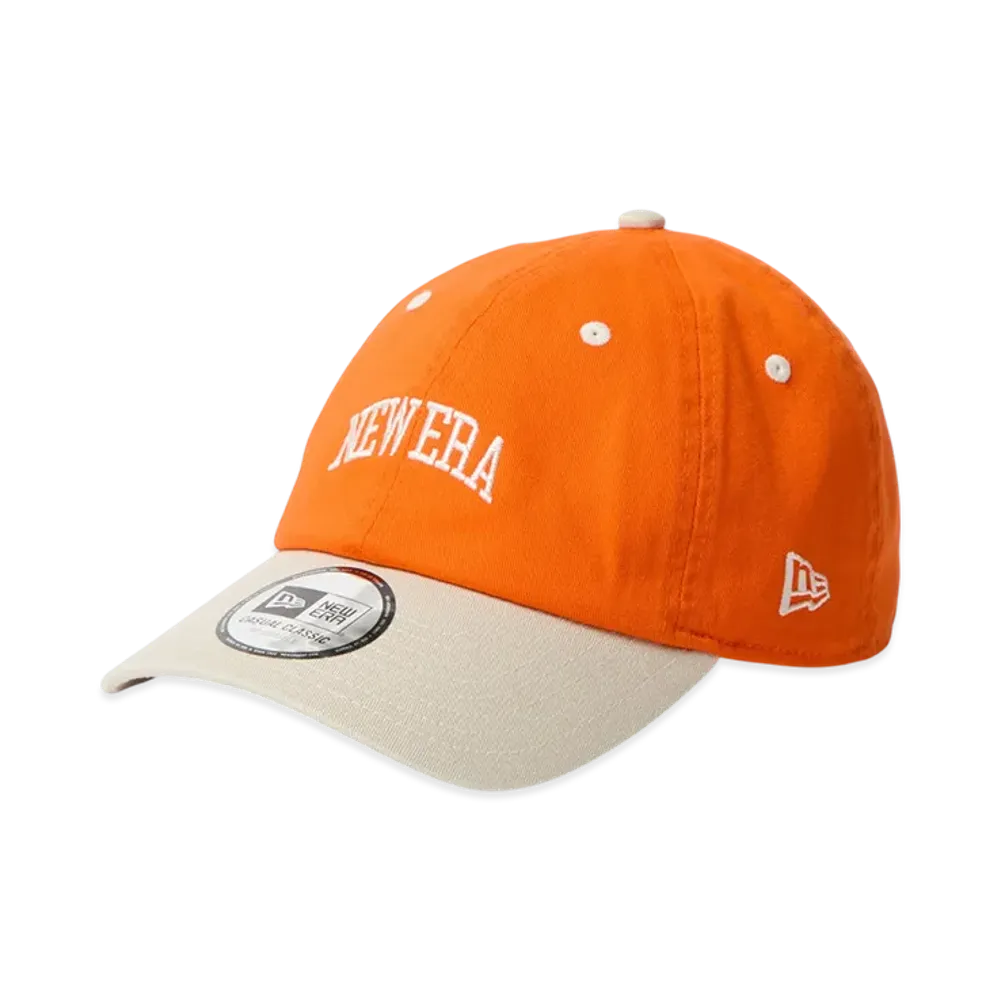 New Era Casual Classic College Logo College Logo Rust "Orange/Chrome"