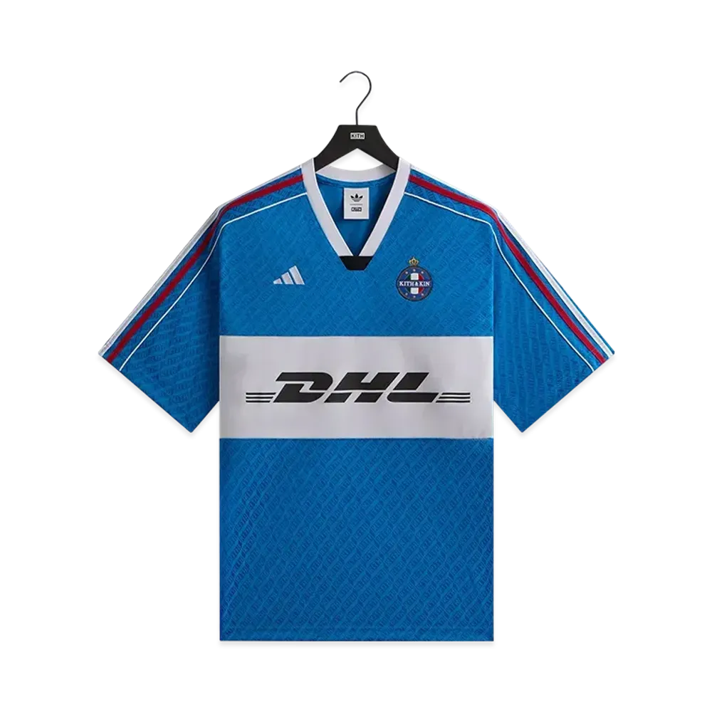 Kith x adidas Football DHL Express Jersey "BlueBurst"