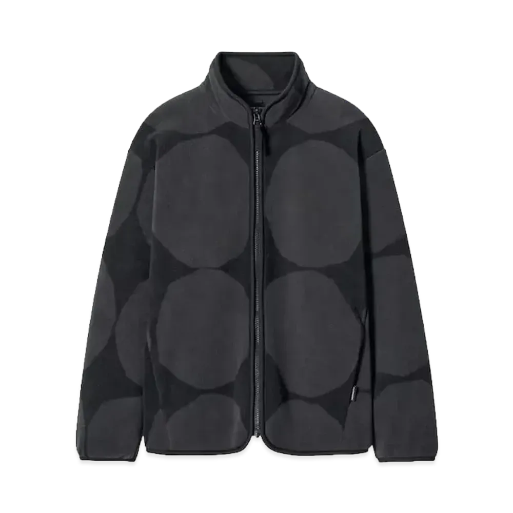 Uniqlo x Marimekko Fleece Full Zip Jacket "Dark Gray"