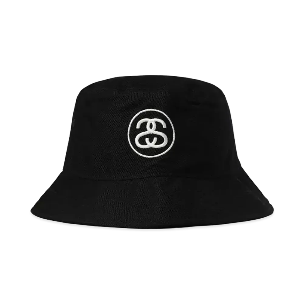 Stussy SS LINK DEEP BUCKET HAT "Black"