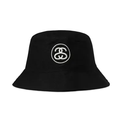Stussy SS LINK DEEP BUCKET HAT "Black"