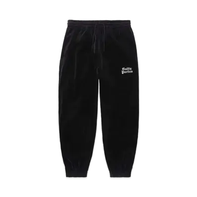 WACKO MARIA Velvet Track Pants "Black"