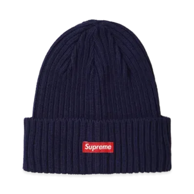 Supreme Overdyed Beanie "Navy" (25SS)