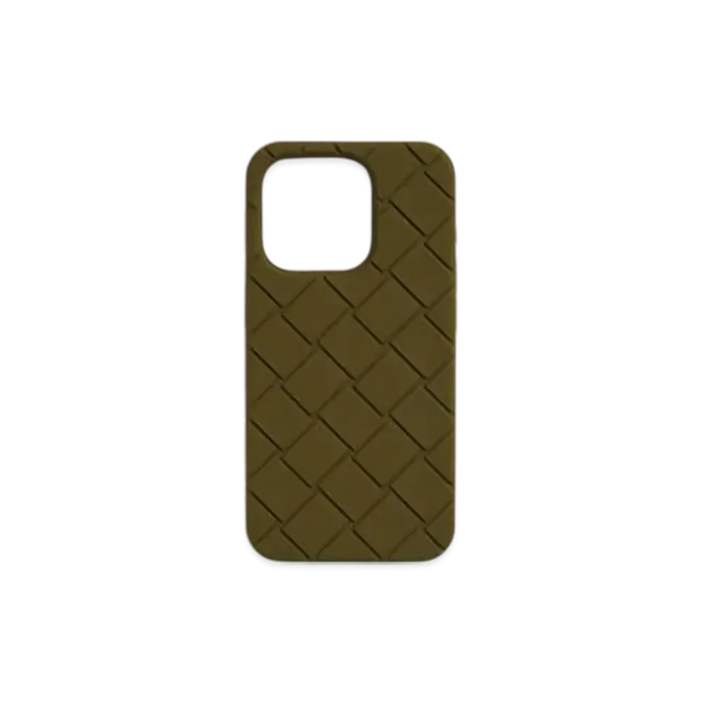 Bottega Veneta Iphone 15 Pro Case "Olive Oil"