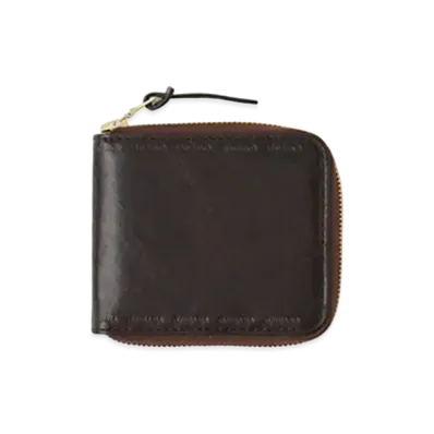 visvim LEATHER BI-FOLD "Dk.Brown"