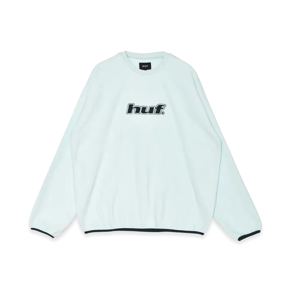 HUF H Dot Polar Fleece Crewneck Sweatshirt "Sky"