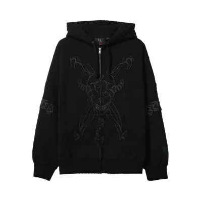 Supreme x Y's by Yohji Yamamoto Zip Up Hooded Sweatshirt "Black"
