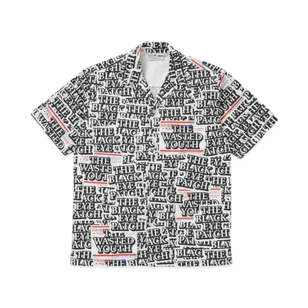 BlackEyePatch x Wasted Youth STICKER COVERED S/S SHIRT "Multi" / VERDY