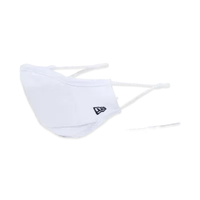 NEW ERA Mask Face Covering Mask Logo Embroidery "White"