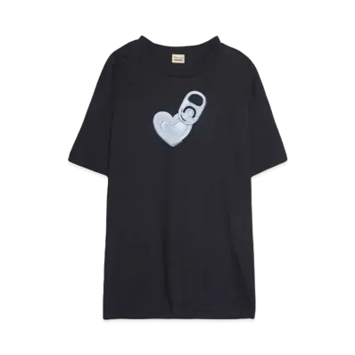 High Scream Center PULL-LOVE-TAB TEE "BLACK"