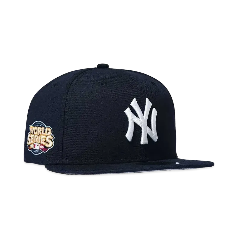 NEW ERA NEW YORK YANKEES WS 2009 59FIFTY Gold Patch "NAVY"
