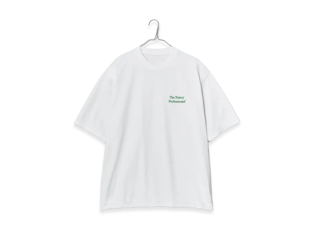 ENNOY Professional S/S T-Shirt "White/Green"