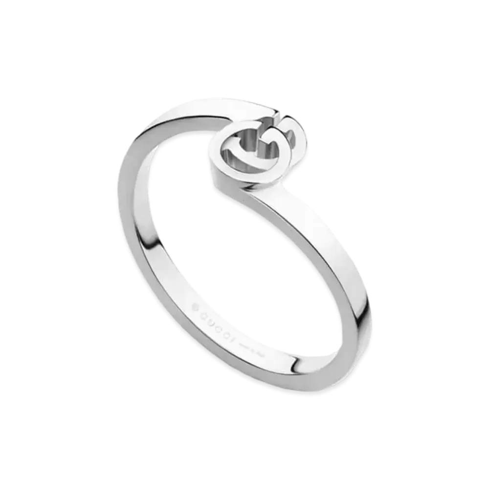 GUCCI GG White Gold Ring "White Gold"