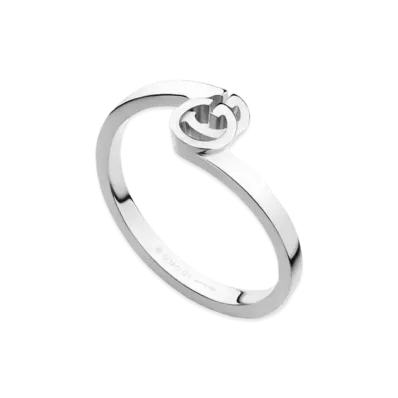 GUCCI GG White Gold Ring "White Gold"