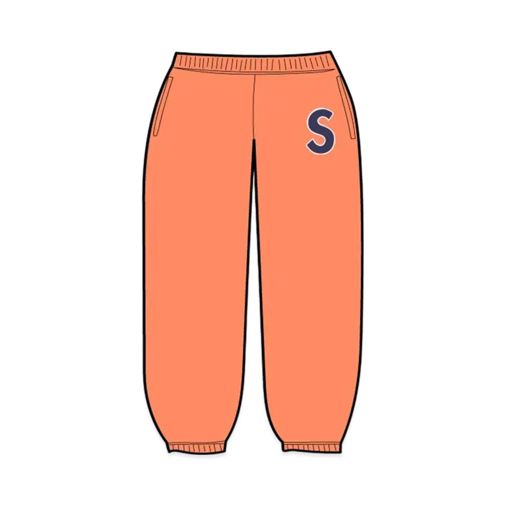 Supreme S Logo Sweatpant "Bright Orange"