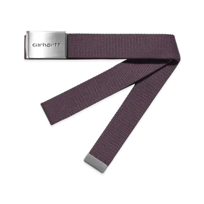 Carhartt WIP Clip Belt Chrome "Cozy Purple"
