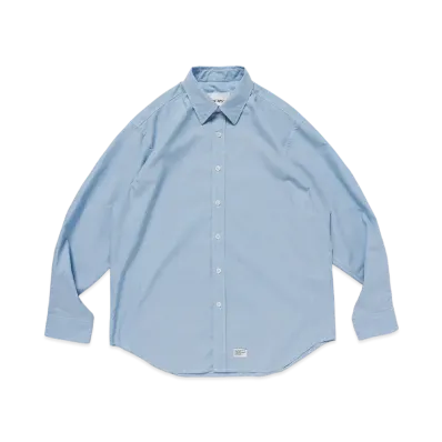 WTAPS Cb / LS / Ctpl. Chambray. Coolmax "Indigo"