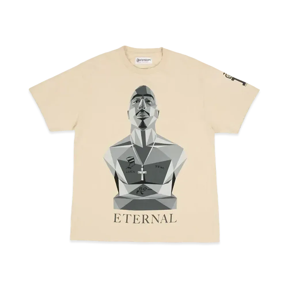 FRAGMENT x 2Pac T-Shirt "Light Khaki"