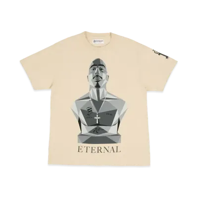 FRAGMENT x 2Pac T-Shirt "Light Khaki"