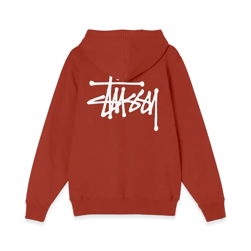 Stussy Basic Stussy Hoodie 2022 "Brick"