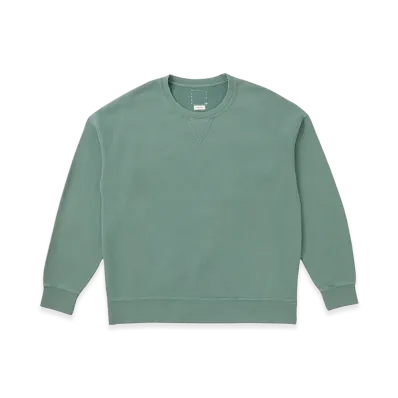 visvim Jumbo SB Sweat L/S DMGD "Green"