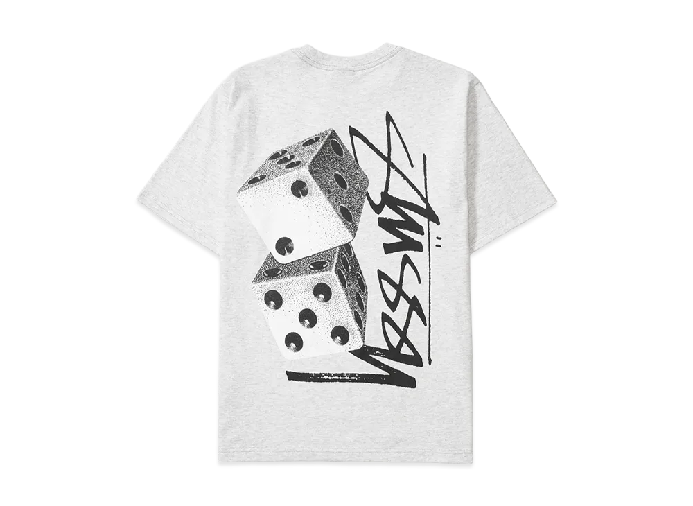 Stussy Tall Dice Tee "Ash Heather"